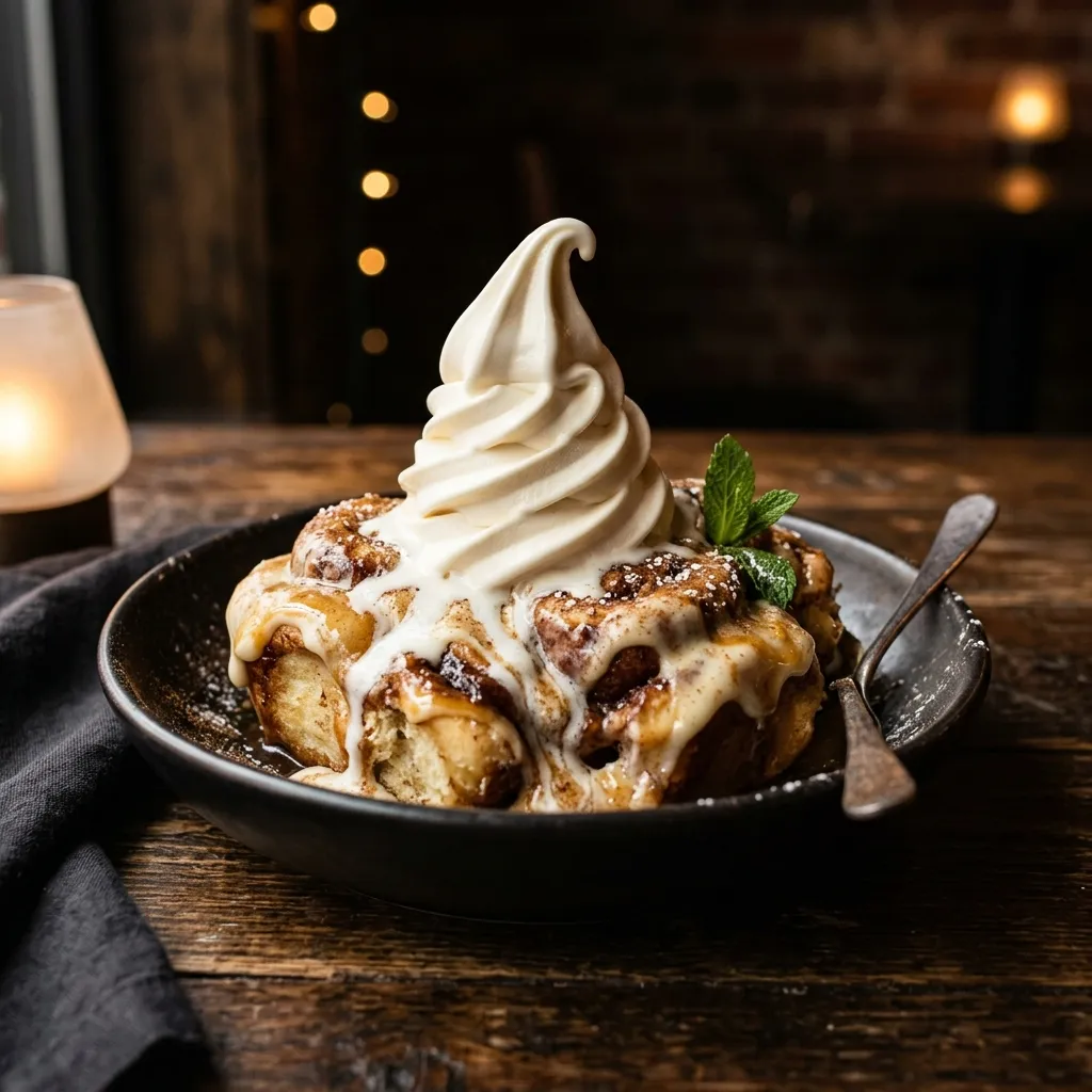 Cinnamon Melt a la Mode