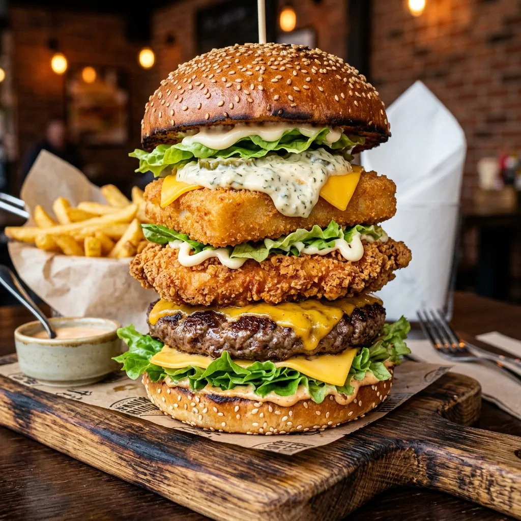Land, Sea, and Air Burger