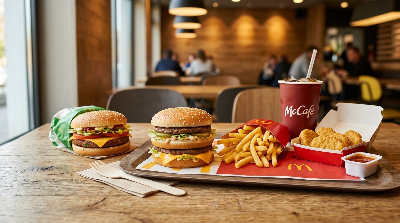 McDonald's Speisekarte Preise Deutschland 2026 — Big Mac, McPlant, Pommes und McCafé